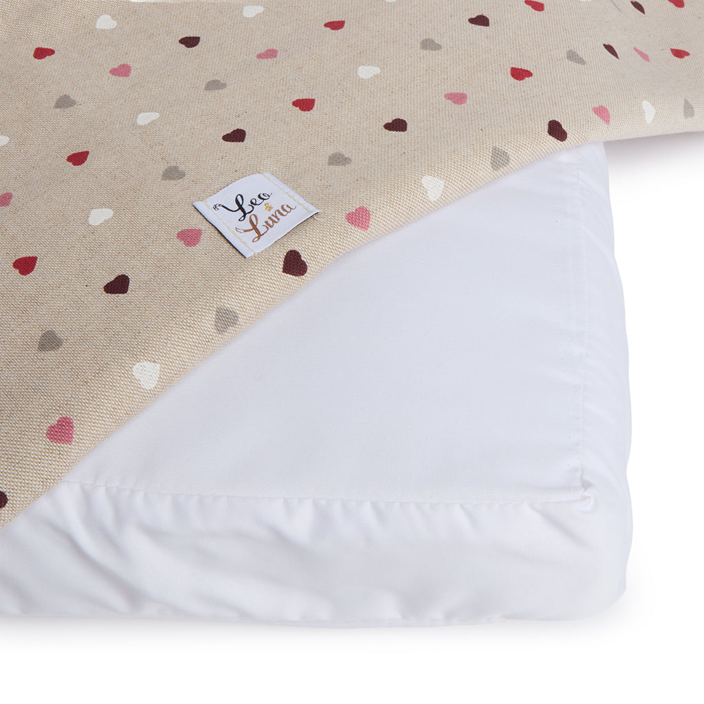 Panama Premium Cuoricini Red Mattress Cover