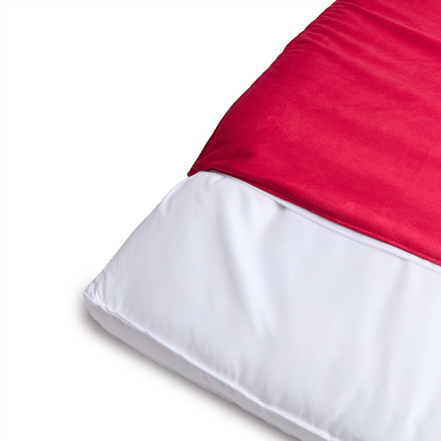 Panama Premium Cuoricini Red Mattress Cover