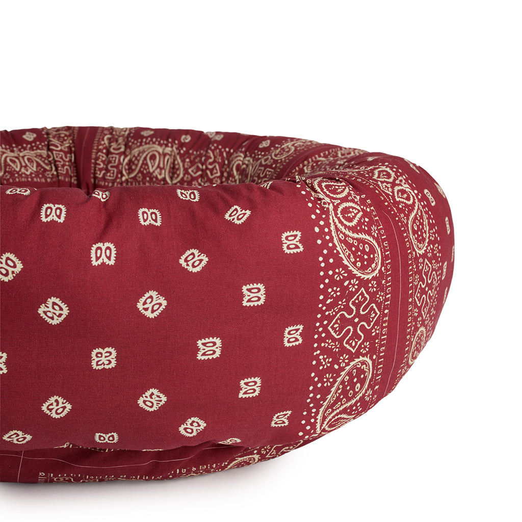 Cuccia Tonda Cotone Premium Bandana Bordeaux