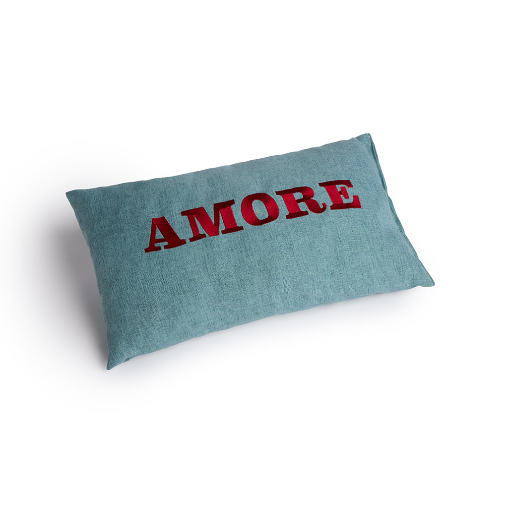 Cuscino Arredo Amore Mattias Azzurro ( Soft Touch )