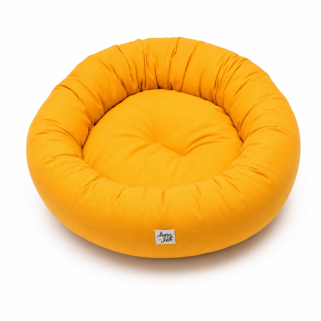 Cuccia Tonda Cotone Siena Giallo Ocra
