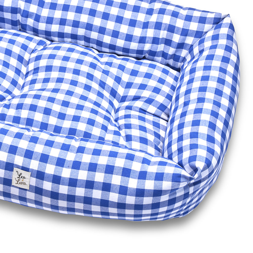 Bluette Vichy Cotton Sofa