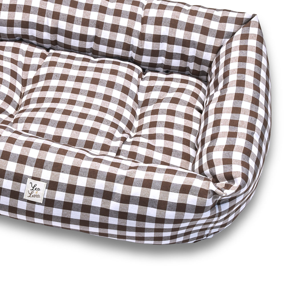 Bluette Vichy Cotton Sofa