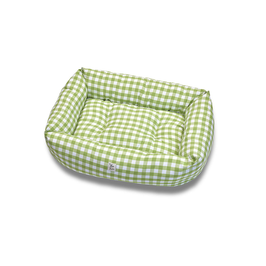Divanetto Cotone Quadretto Pistacchio