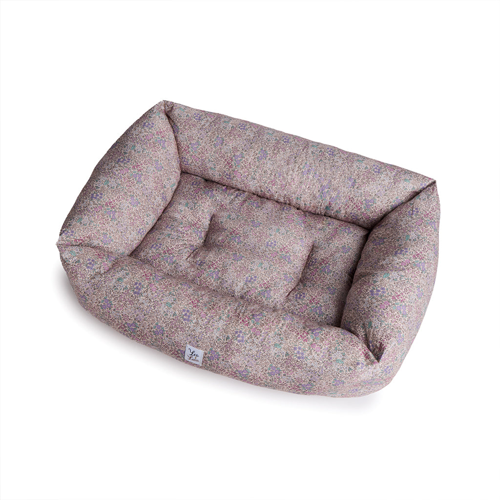 Divanetto Cotone Liberty Rosa Peonia