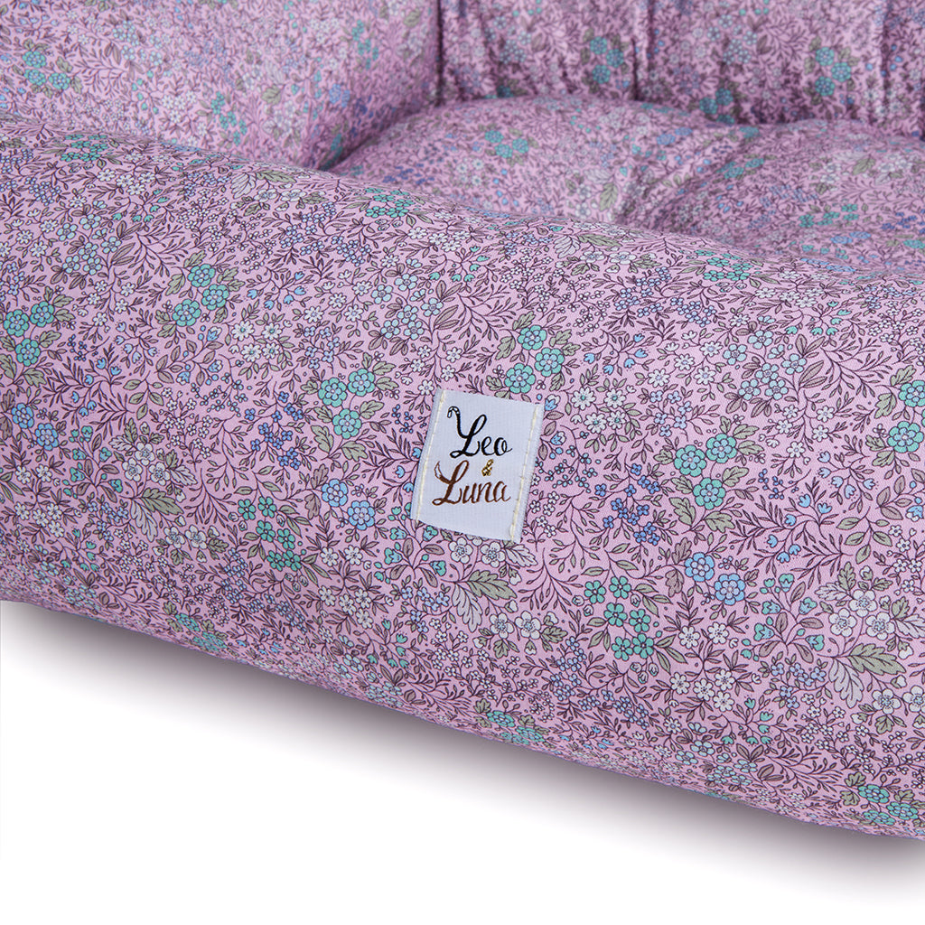 Divanetto Cotone Liberty Violetta Fiorita