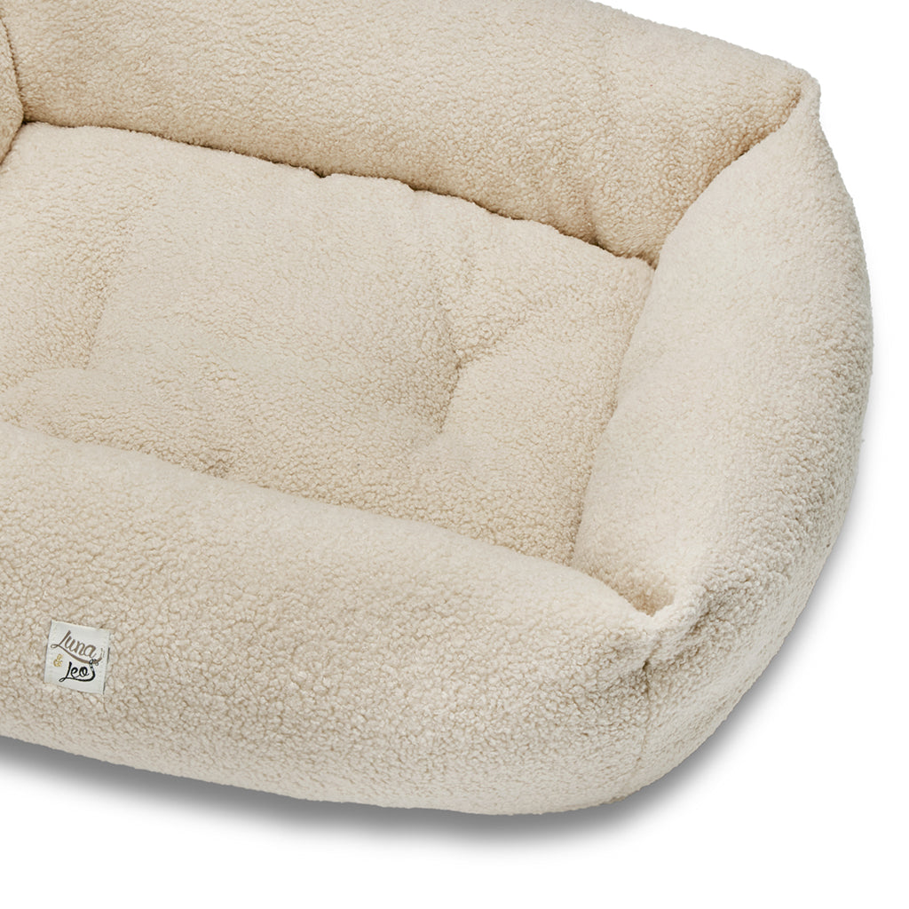 Boucle Teddy Sofa Cream