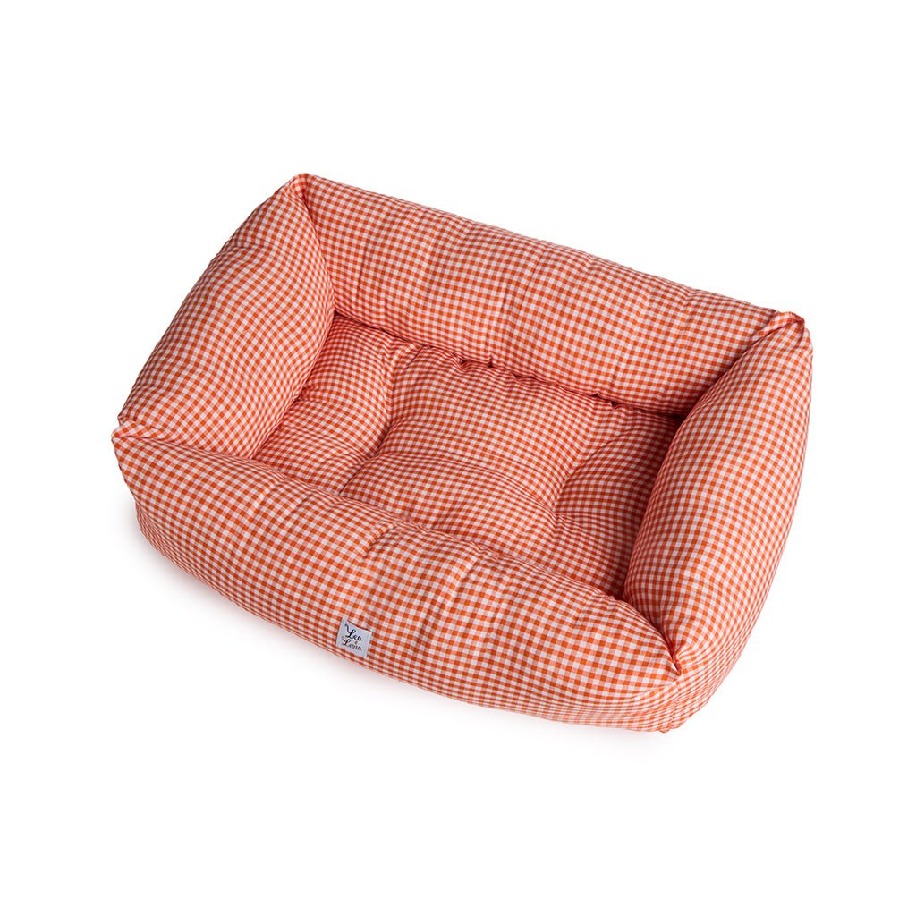 Red Vichy Cotton sofa