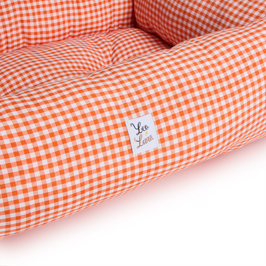 Red Vichy Cotton sofa