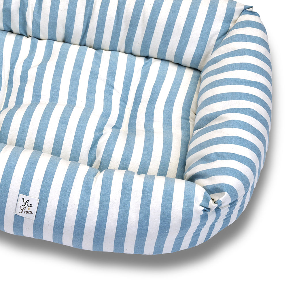 Vichy Navy Cotton Sofa