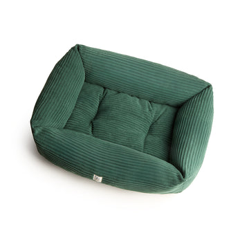 Divanetto Velluto a Coste Verde