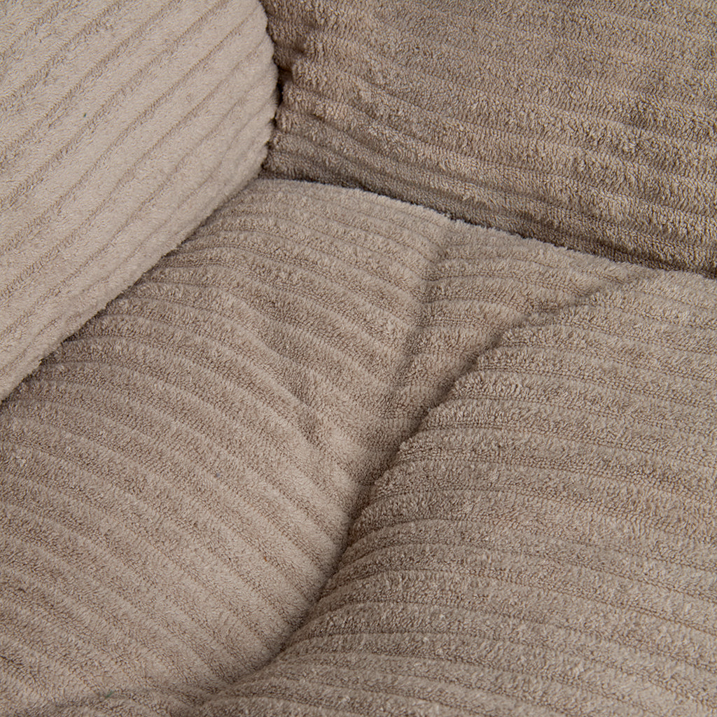 Divanetto Velluto a Coste Beige