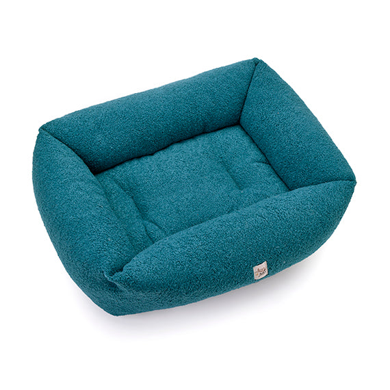 Divanetto Boucle Teddy Petrolio