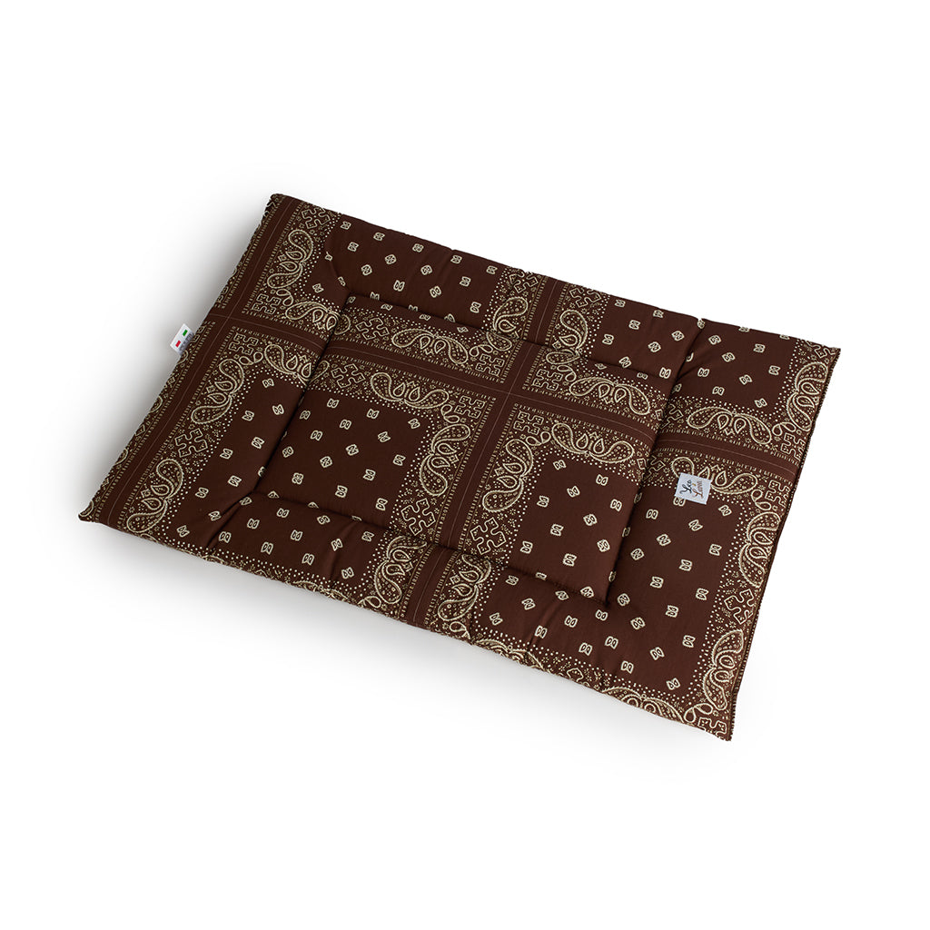 Trapuntina Quadro Cotone Premium Bandana Marrone