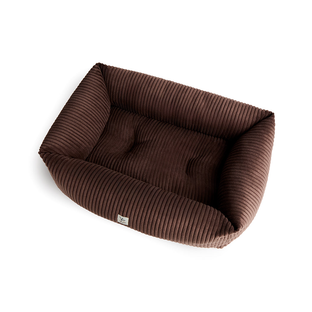 Divanetto Velluto a Coste Cioccolato