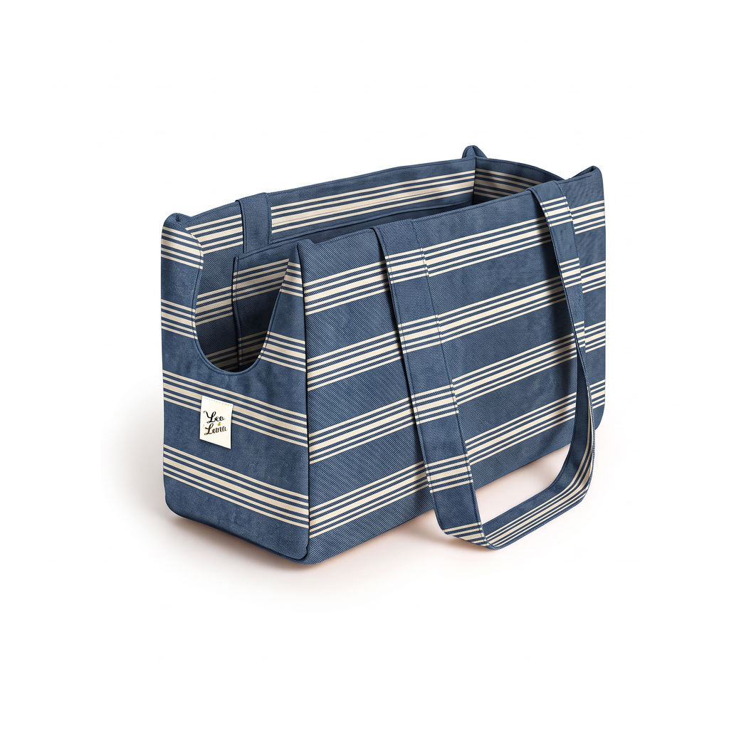 Borsa Trasportino Club Oxford | Made in Italy | Leo & Luna
