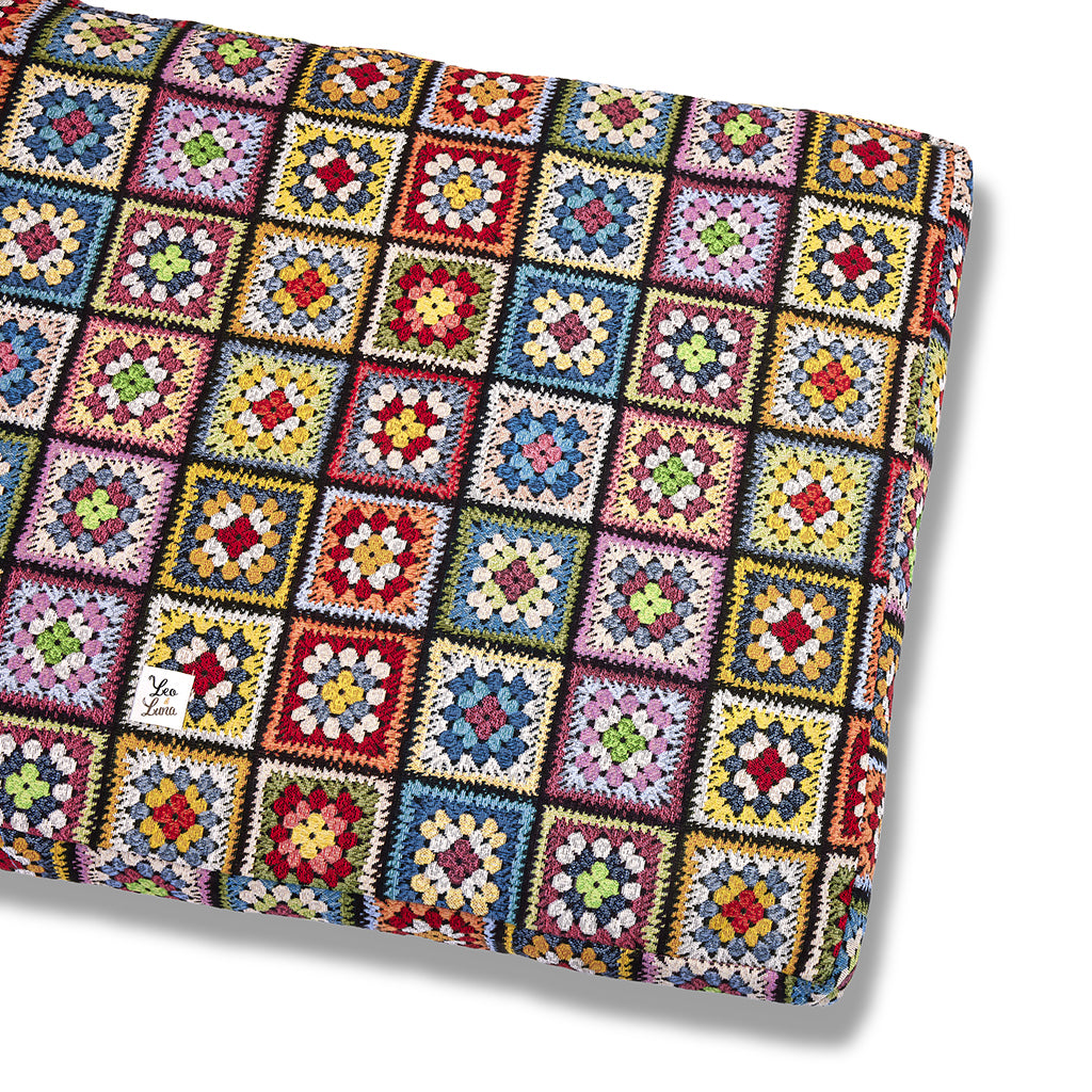 Materassino Sfoderabile Crochet Cotone Panama Superior