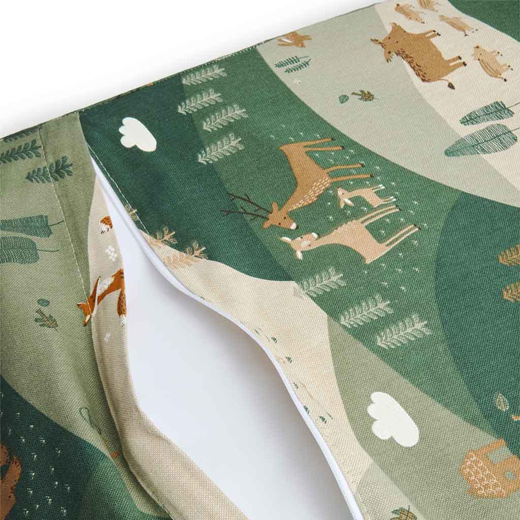 Materassino Sfoderabile Cotone Panama Forest Mountain