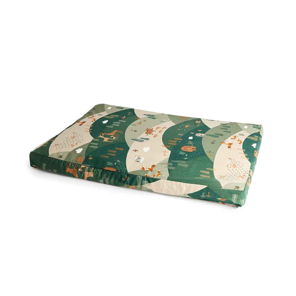 Materassino Sfoderabile Cotone Panama Forest Mountain