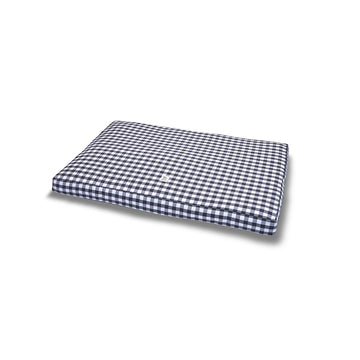 Materassino Sfoderabile Quadretto Grigio