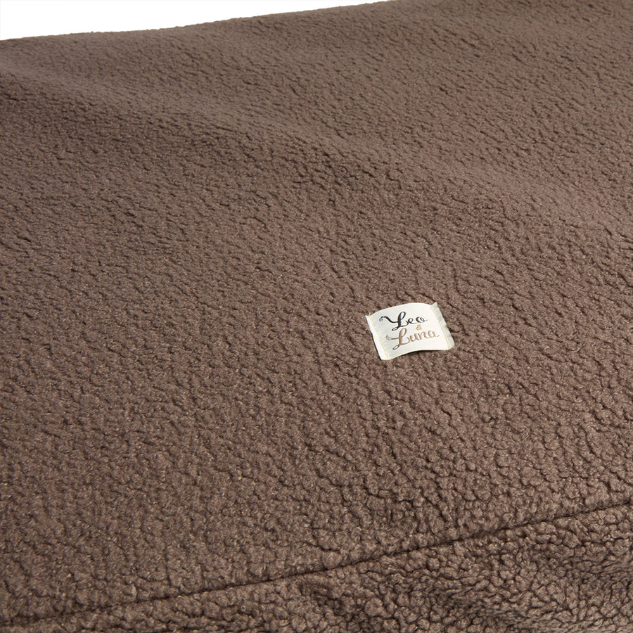 Materassino Sfoderabile Boucle' Teddy Castagno