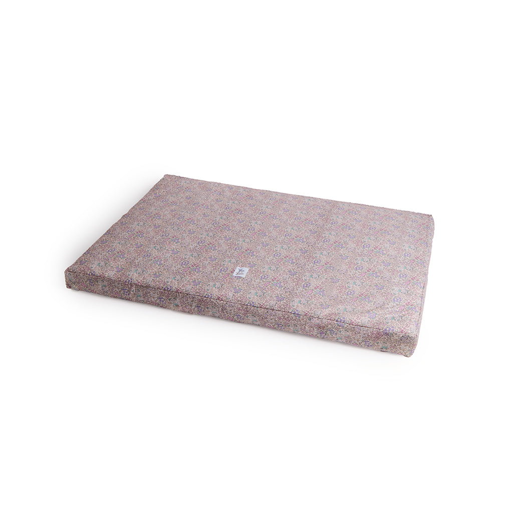 Materassino Sfoderabile Cotone Liberty Rosa Peonia