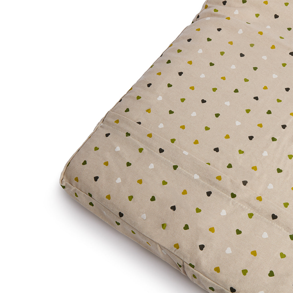 Materassino Sfoderabile Cotone Little Love Green