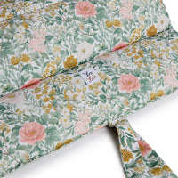 Trapuntina Arrotolabile Cotone Floreale Magnolia Fiorita