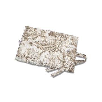 Trapuntina Arrotolabile Toile de Jouy Beige Naturale