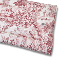 Trapunta Quadro Toile de Jouy Heritage Rosso