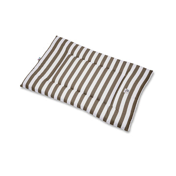 Trapunta Quadro Cotone Premium Righe Larghe Marrone
