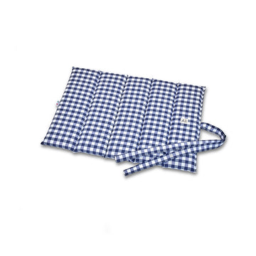 Trapuntina Arrotolabile Cotone Quadretto Navy