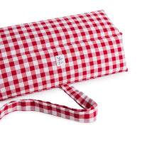 Trapuntina Arrotolabile Cotone Quadretto Rosso