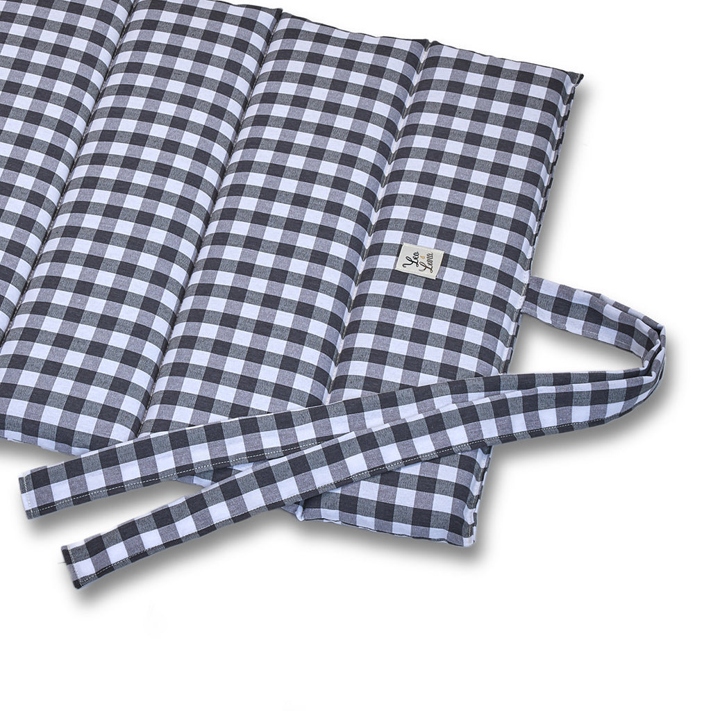 Rollable Quilt Vichy Bluette