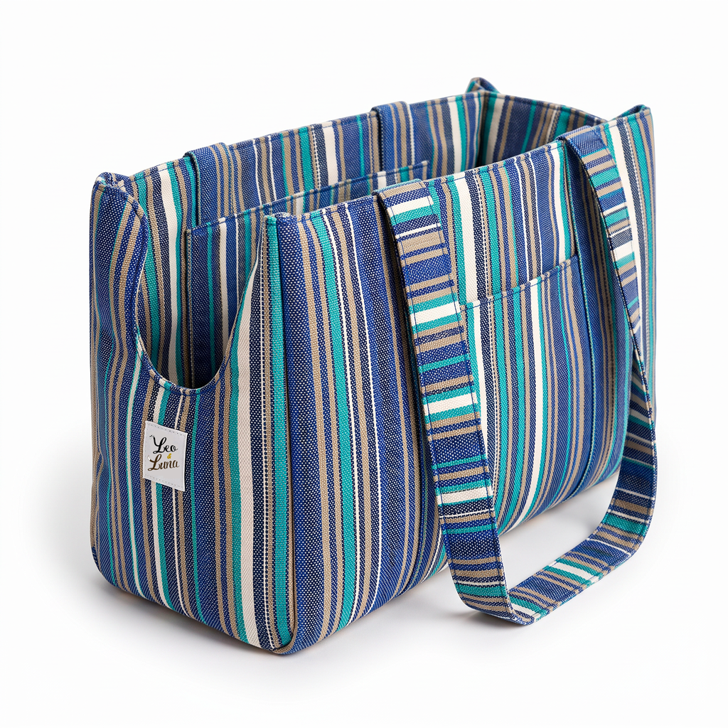 Borsa Trasportino Waterproof Everyday Riviera | Made in Italy | Leo & Luna