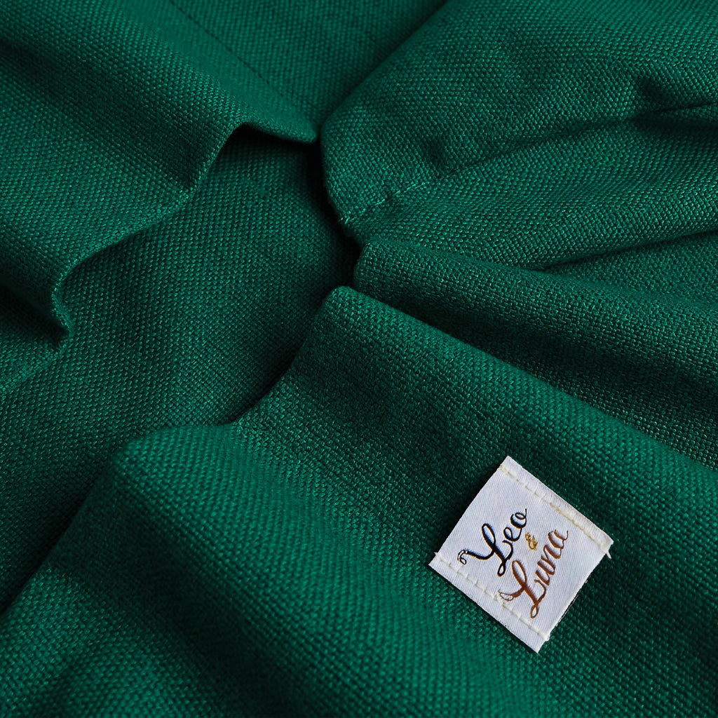 Cover Cuccia Tonda Waterproof Everyday Verde Bosco | Made in Italy | Leo & Luna