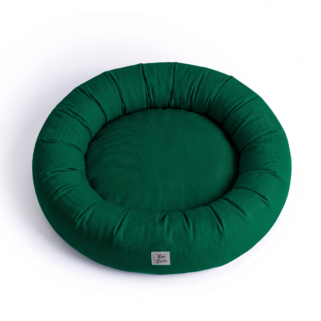 Cuccia Tonda Waterproof Everyday Verde Bosco | Made in Italy | Leo & Luna
