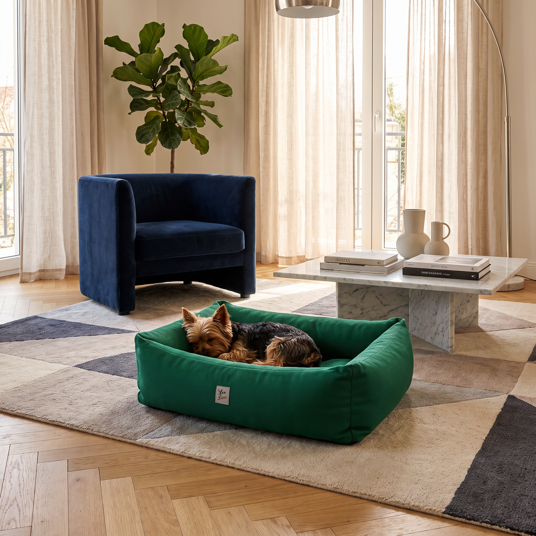 Divanetto Waterproof Everyday Verde Bosco | Made in Italy | Leo & Luna