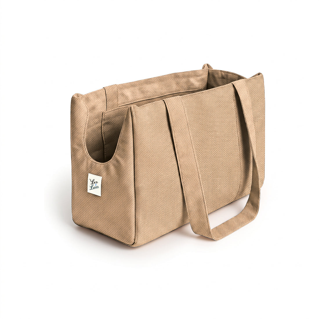 Borsa Trasportino Waterproof Everyday Sabbia | Made in Italy | Leo & Luna