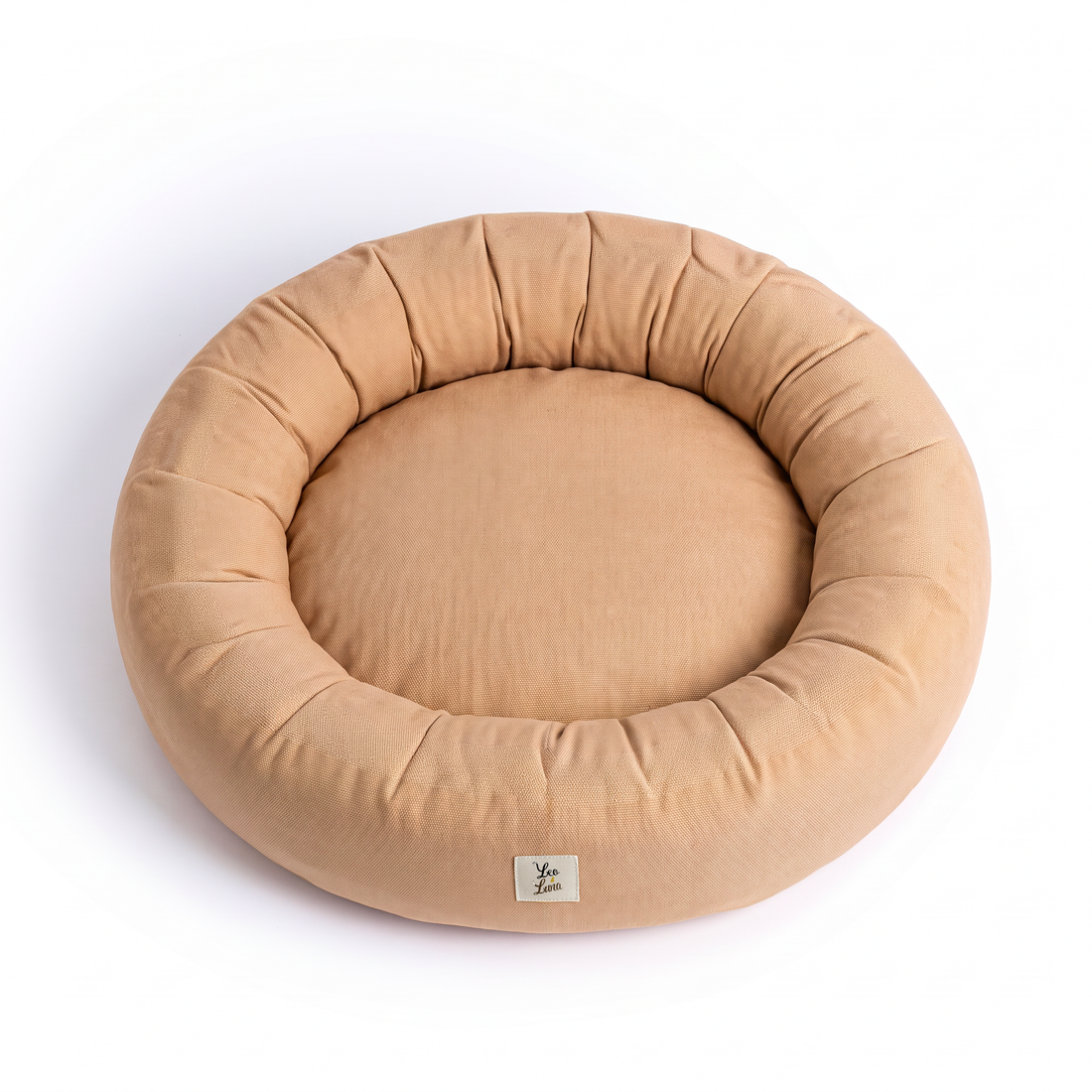 Cuccia Tonda Waterproof Everyday Sabbia | Made in Italy | Leo & Luna