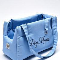 Borsa "Dog Mom"  Cotone Siena
