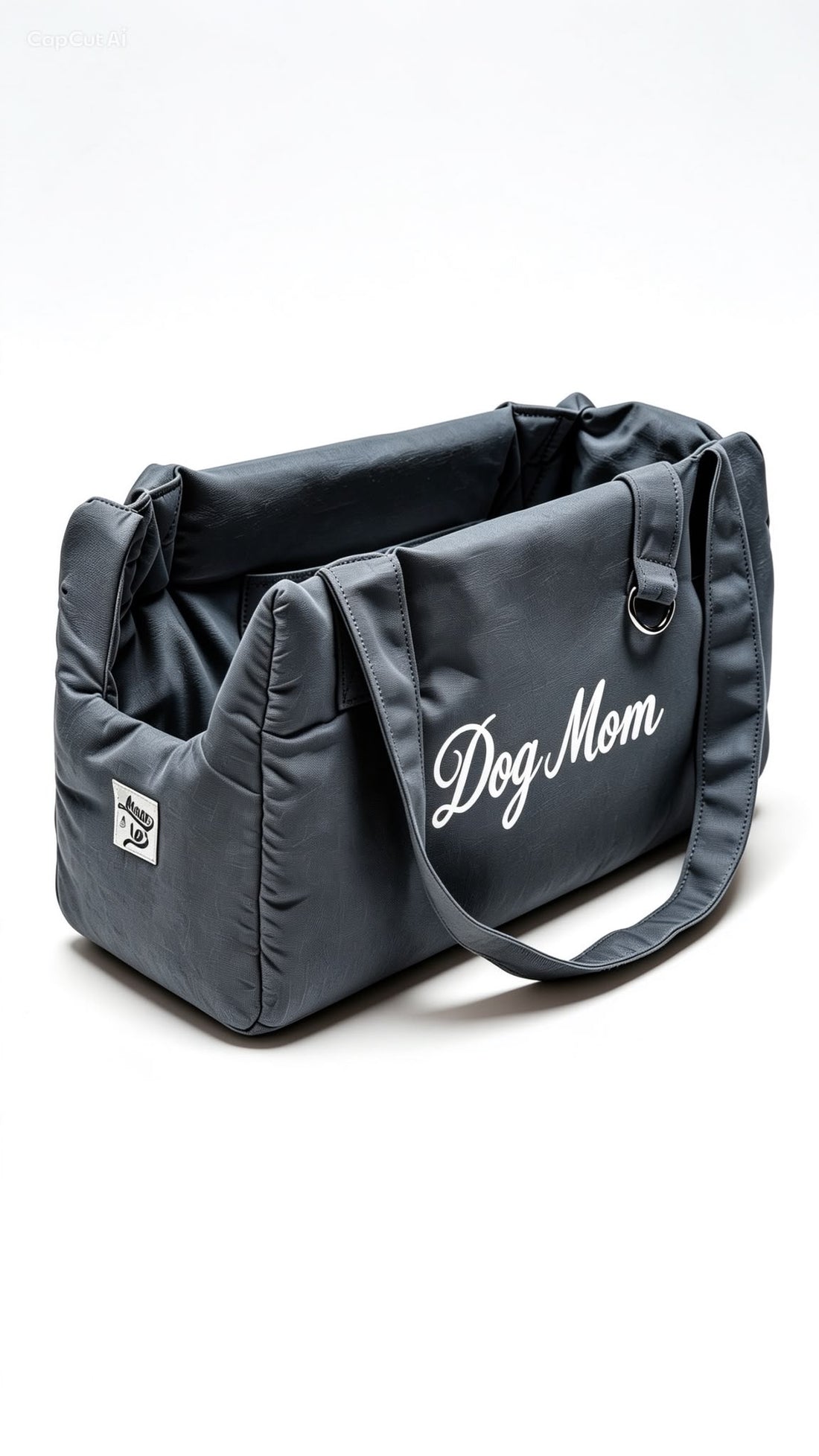 Borsa "Dog Mom"  Cotone Siena