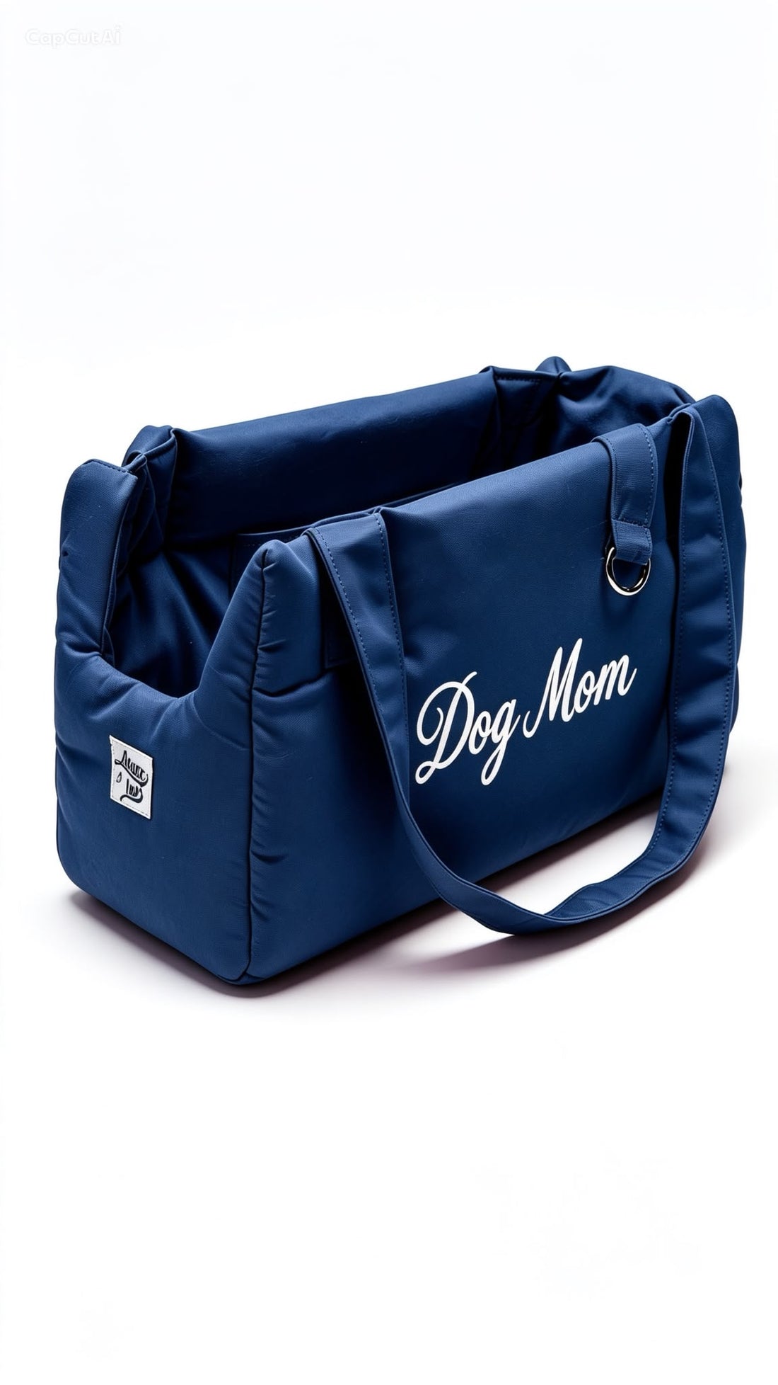 Borsa "Dog Mom"  Cotone Siena