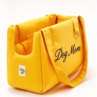 Borsa "Dog Mom"  Cotone Siena
