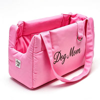 Borsa "Dog Mom"  Cotone Siena