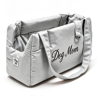 Borsa "Dog Mom"  Cotone Siena