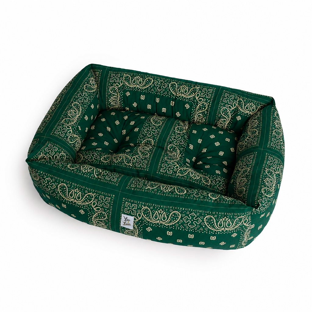 Divanetto Cotone Premium Bandana Verde
