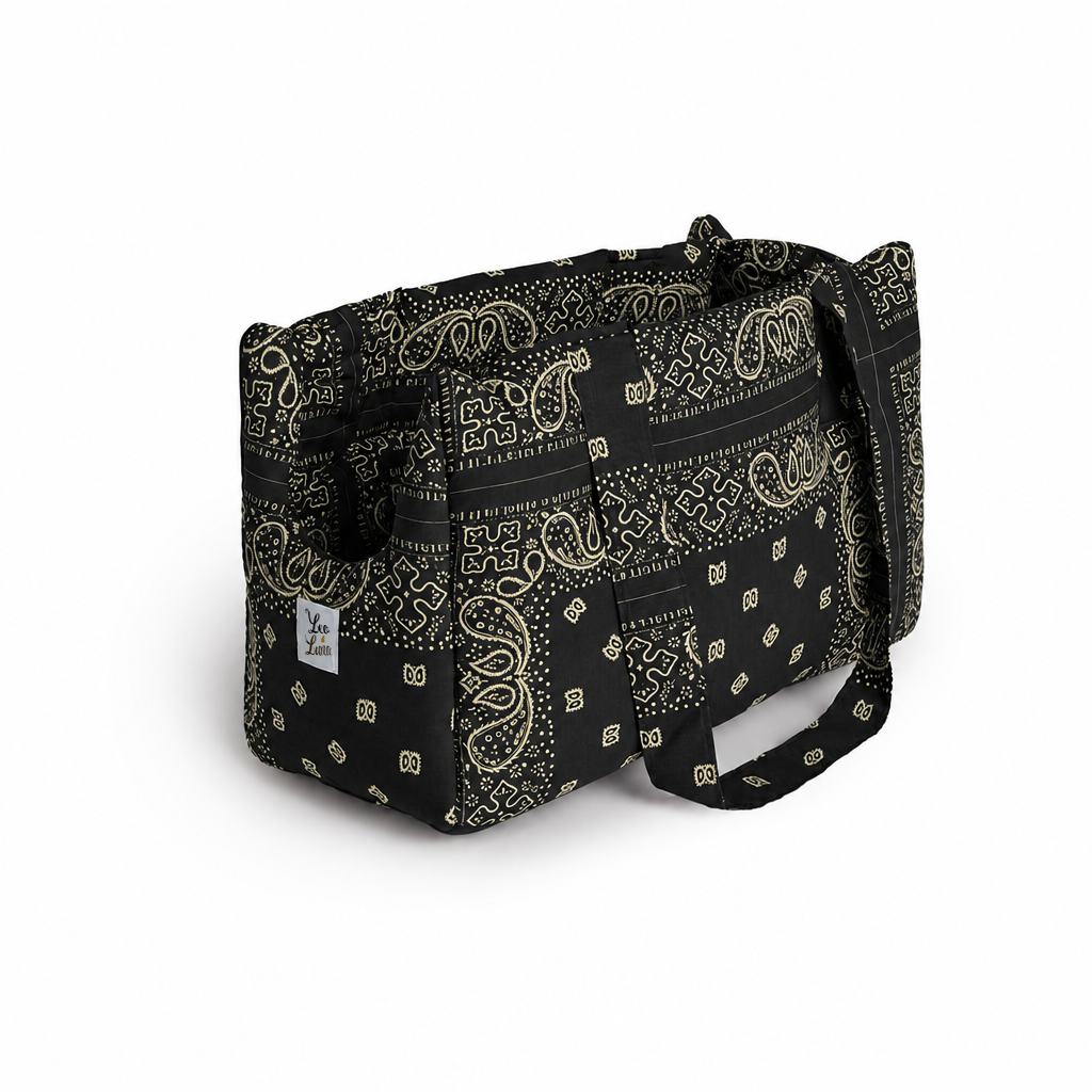 Borsa Cotone Premium Bandana Grigio Scuro