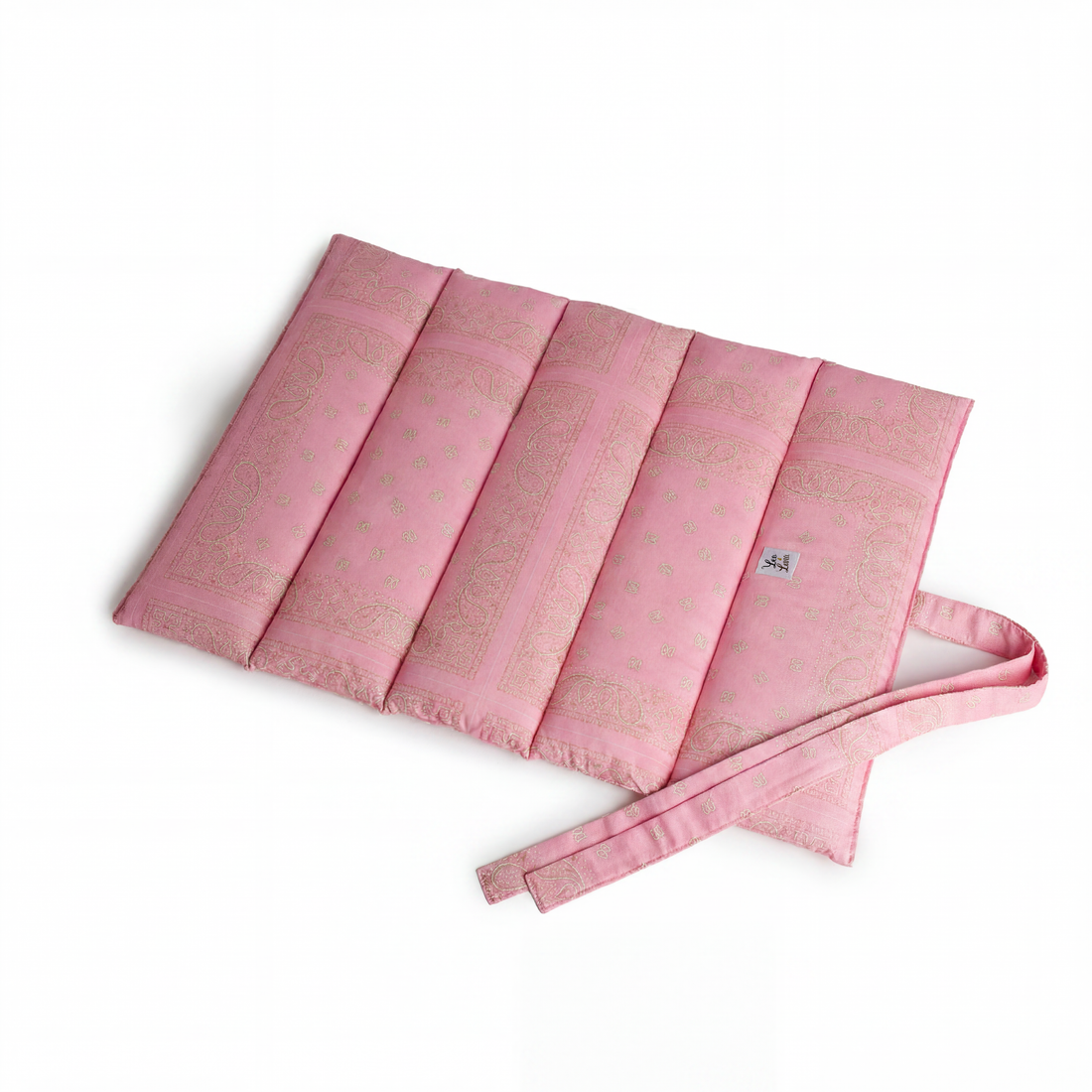 Trapuntina Arrotolabile Cotone Premium Bandana Rosa
