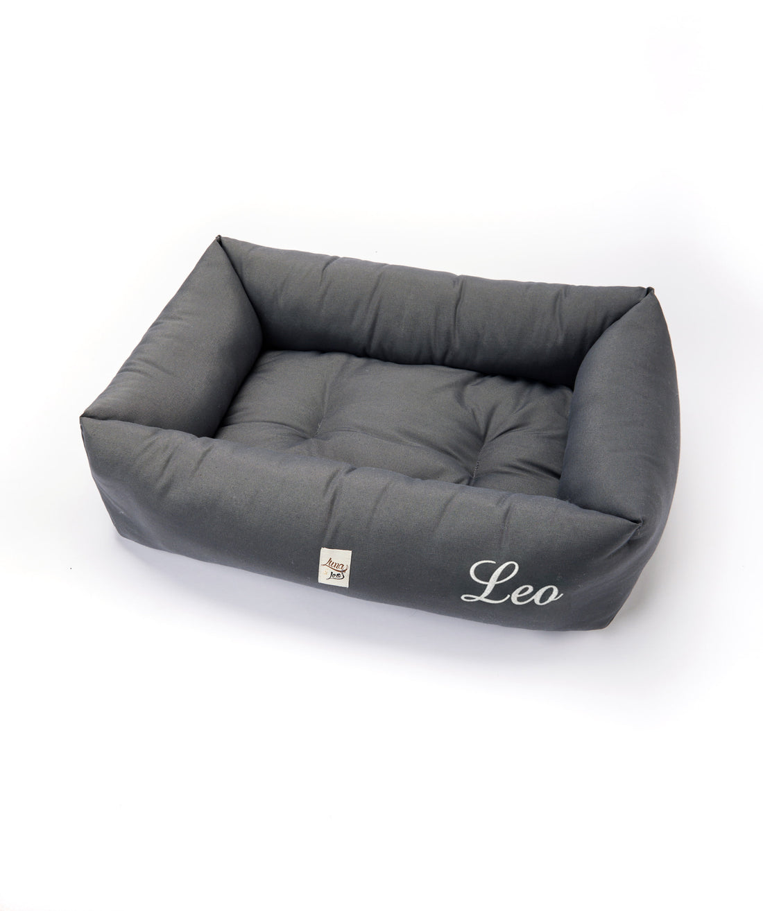 Dark gray siena cotton sofa